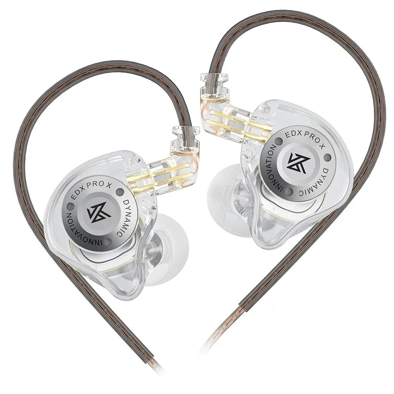 KZ EDX PRO X Dynamic Drive Earphone HIFI Bass Earbud Sport Music Cancelling Headsets KZ EDX PROX ZSTX ZSN PROX EDC EDA ZVX