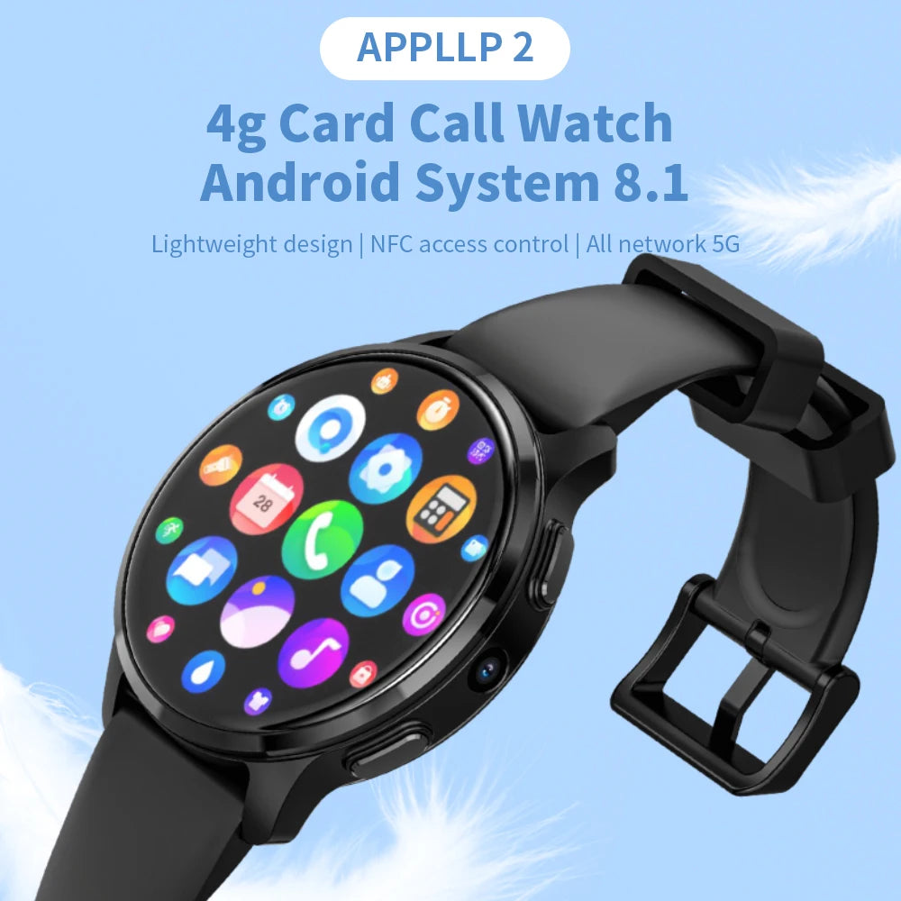 4G 5G Android Smart Watch with Sim Card APPLLP 2 GPS NFC 1.43inch AMOLED Screen Smart Watches
