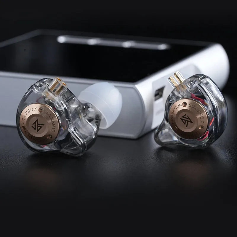 KZ EDX PRO X Dynamic Drive Earphone HIFI Bass Music Earbud Sport Noise Cancelling