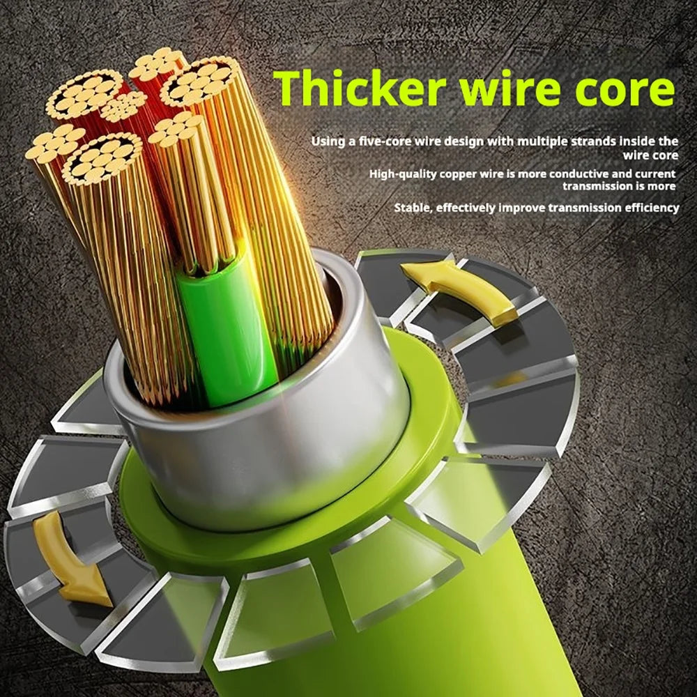 USB To Type C Data Cables 240W Fast Charge 6A USB-C