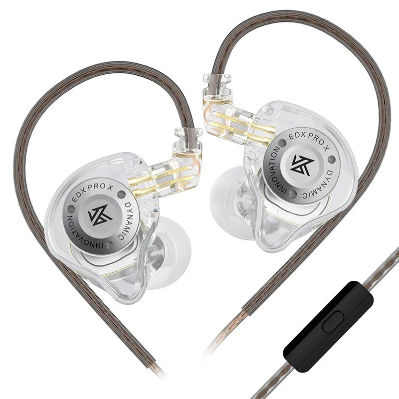 KZ EDX PRO X Dynamic Drive Earphone HIFI Bass Music Earbud Sport Noise Cancelling