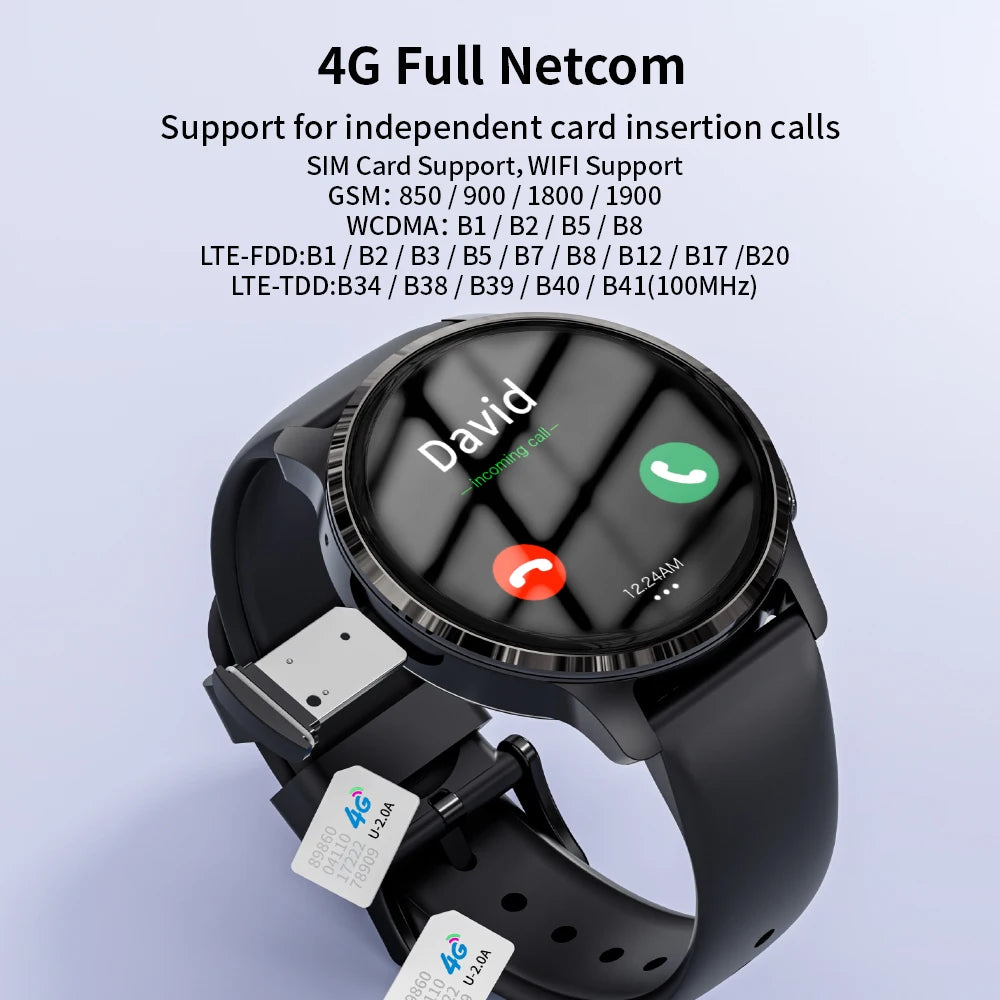 4G 5G Android Smart Watch with Sim Card APPLLP 2 GPS NFC 1.43inch AMOLED Screen Smart Watches