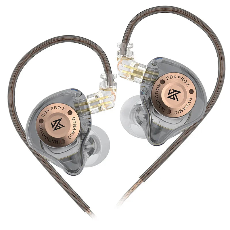KZ EDX PRO X Dynamic Drive Earphone HIFI Bass Music Earbud Sport Noise Cancelling