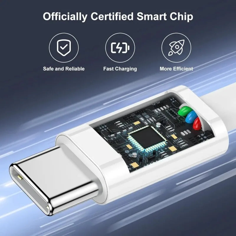3PCS USB C Cable to USB C 100W Fast Charging Charger