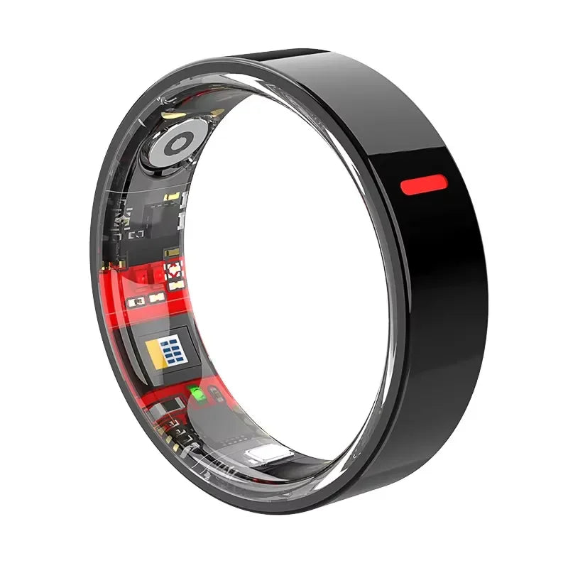 Health Ring Fitness Tracking Heart Rate Sleep Tracker IP68 Steel Wireless Charging Smart Ring App Control 5-10