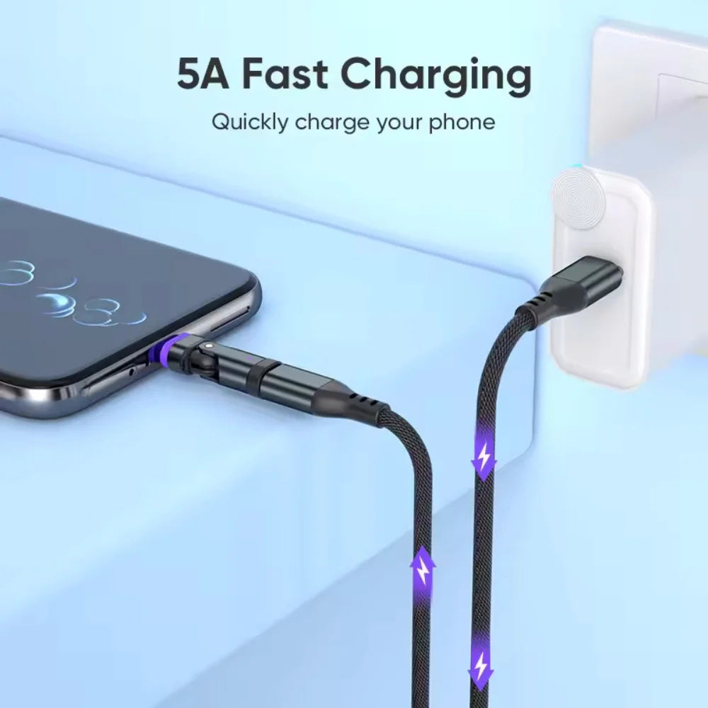 240W Type C Adapter USB-C to Type-C OTG Fast Charging Cable Magnetic USB C Female Converter for Macbook iPhone 16 15 Xiaomi