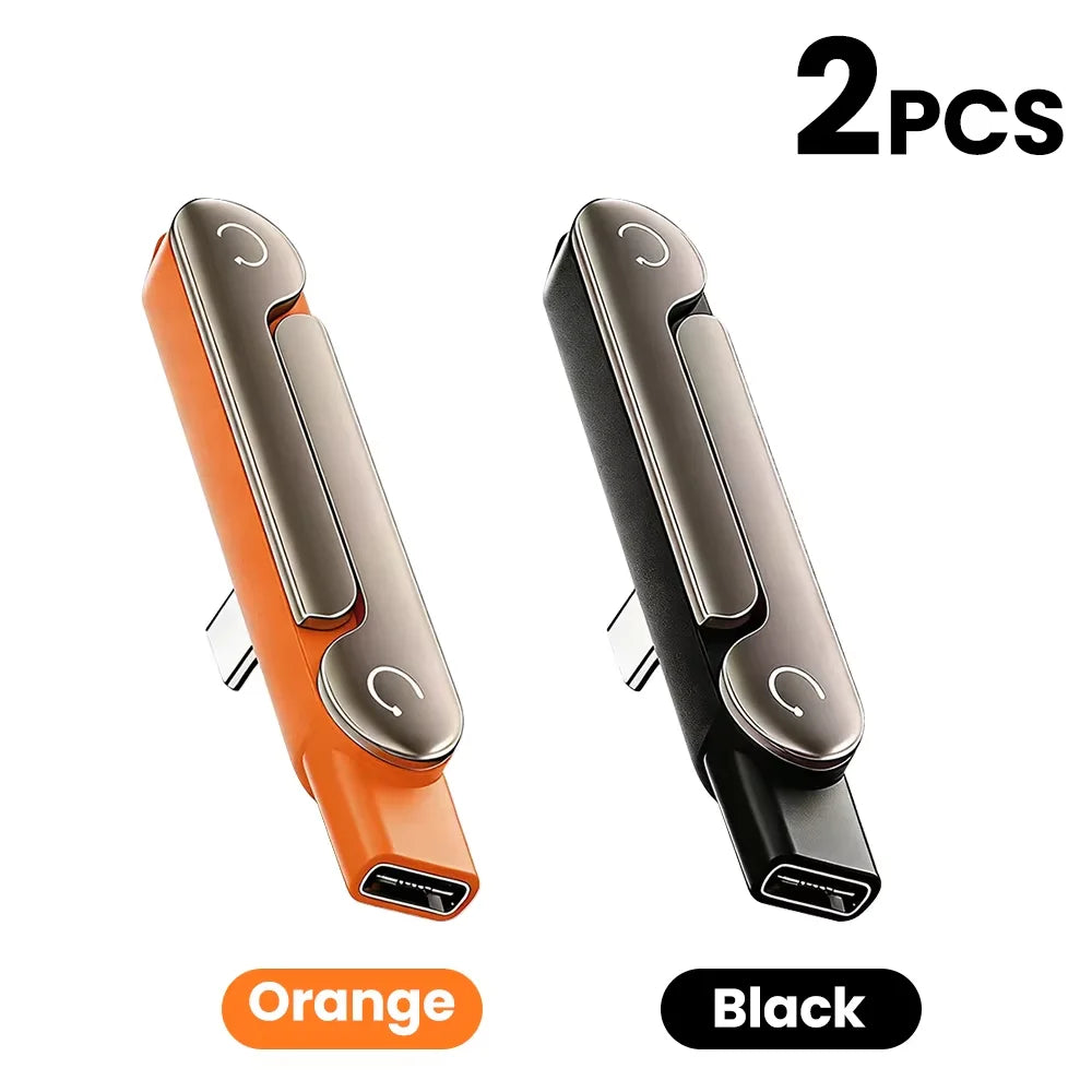 240W Type C Adapter Fast Charging 90° Elbow Bracket Adapter