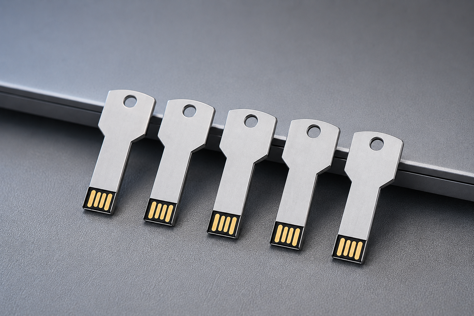 Key Style Bundle USB 2.0 Flash Drive Unprinted
