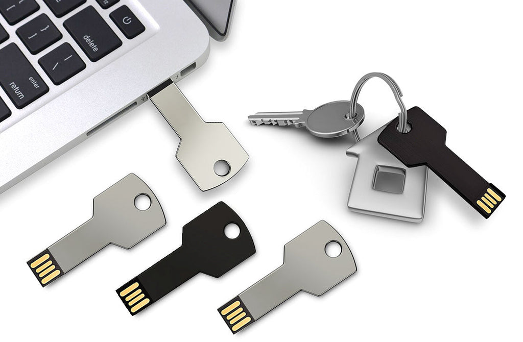 Key Style Bundle USB 2.0 Flash Drive Unprinted
