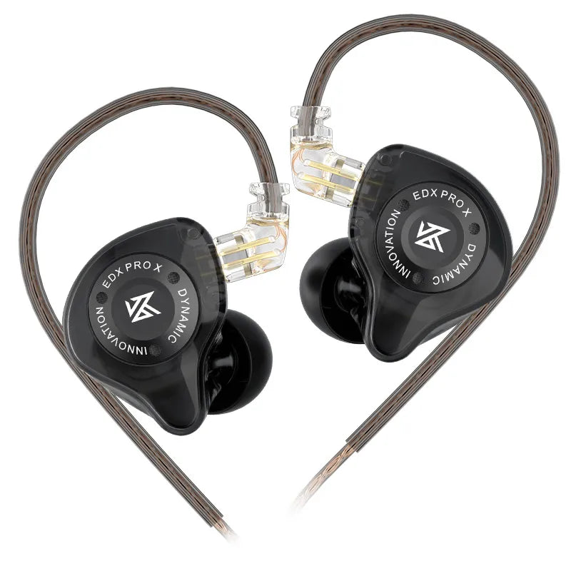 KZ EDX PRO X Dynamic Drive Earphone HIFI Bass Music Earbud Sport Noise Cancelling