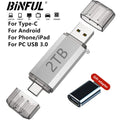 512G USB Flash Drive Photostick High Speed Sticks External Storage Pen Drive For Phone iPhone Android PC Copy Photo Videos Files