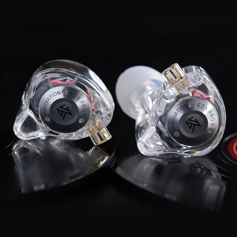 KZ EDX PRO X Dynamic Drive Earphone HIFI Bass Music Earbud Sport Noise Cancelling