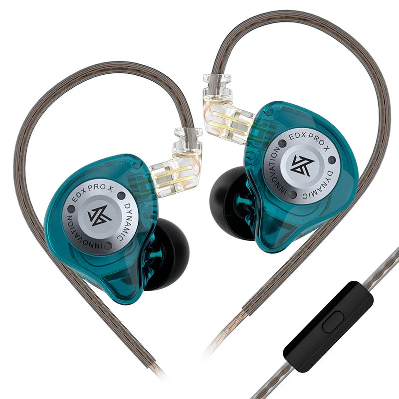 KZ EDX PRO X Dynamic Drive Earphone HIFI Bass Music Earbud Sport Noise Cancelling