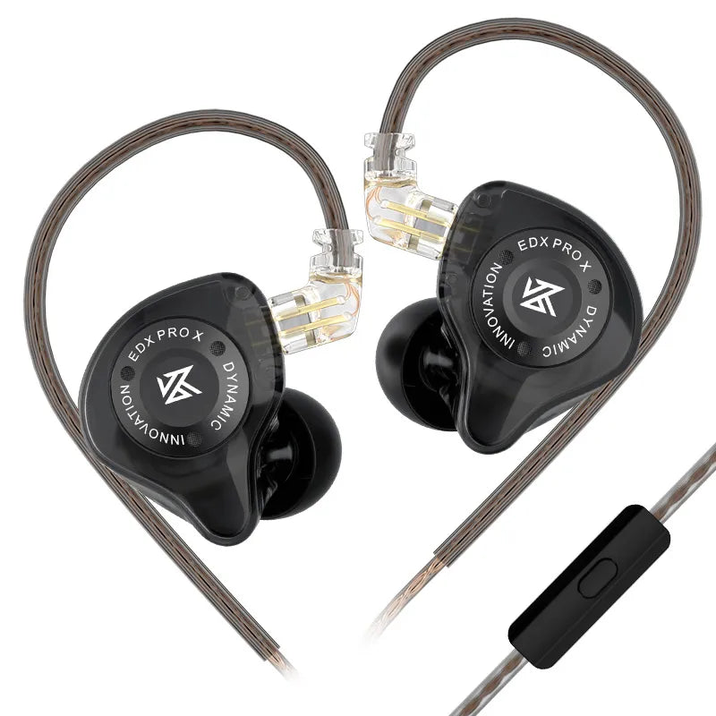 KZ EDX PRO X Dynamic Drive Earphone HIFI Bass Earbud Sport Music Cancelling Headsets KZ EDX PROX ZSTX ZSN PROX EDC EDA ZVX