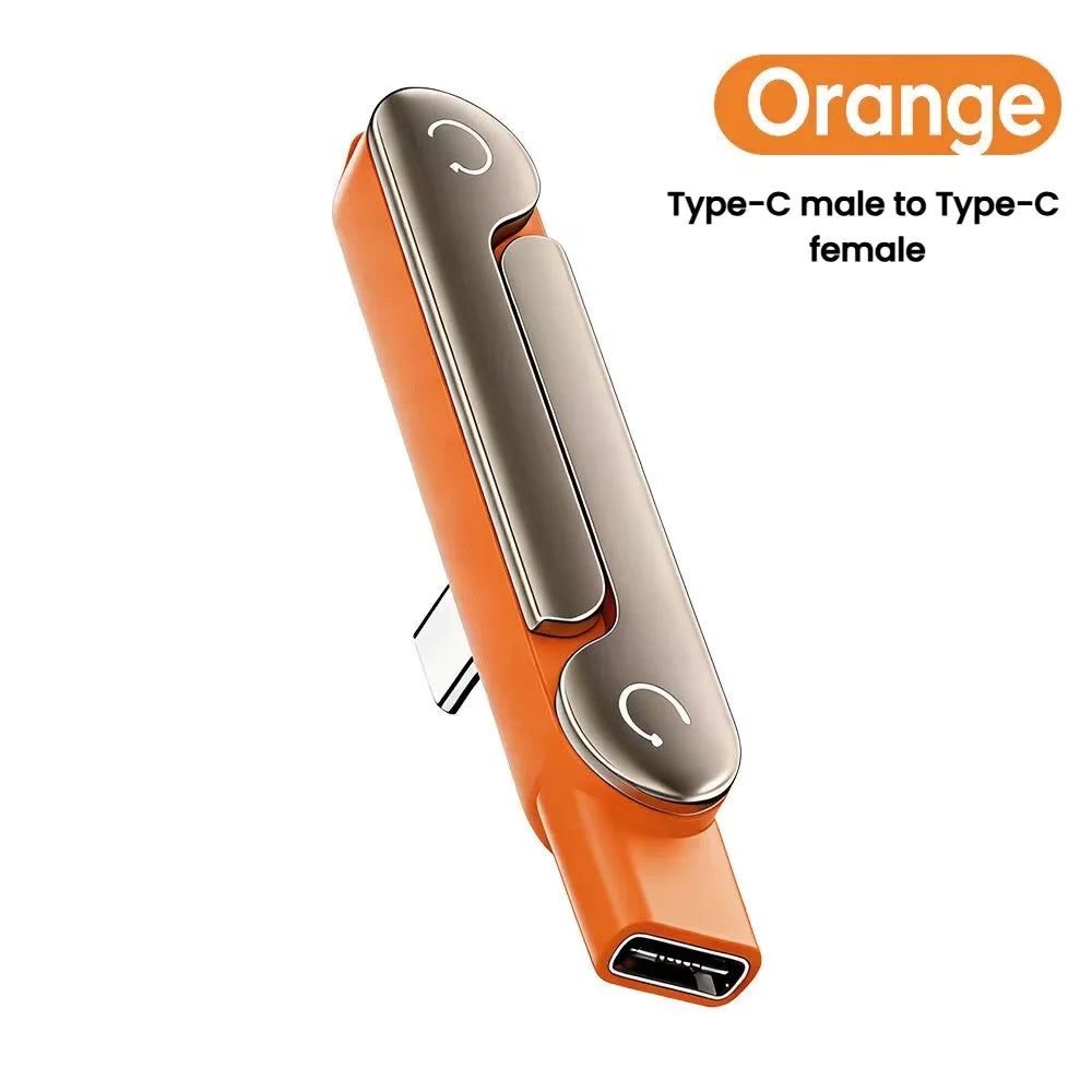 240W Type C Adapter Fast Charging 90° Elbow Bracket Adapter