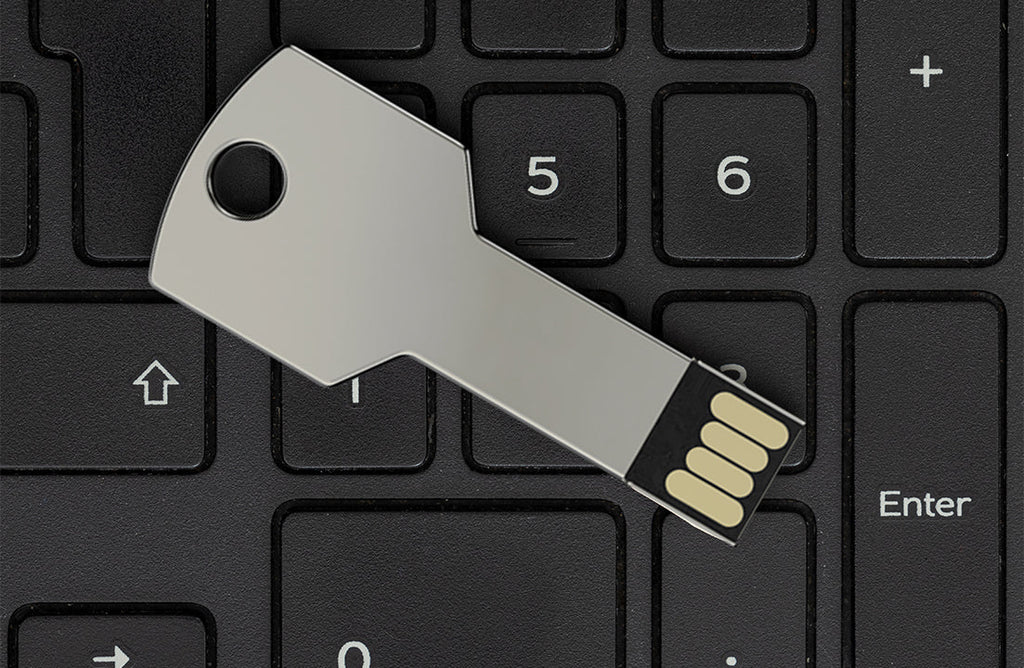 Key Style Bundle USB 2.0 Flash Drive Unprinted